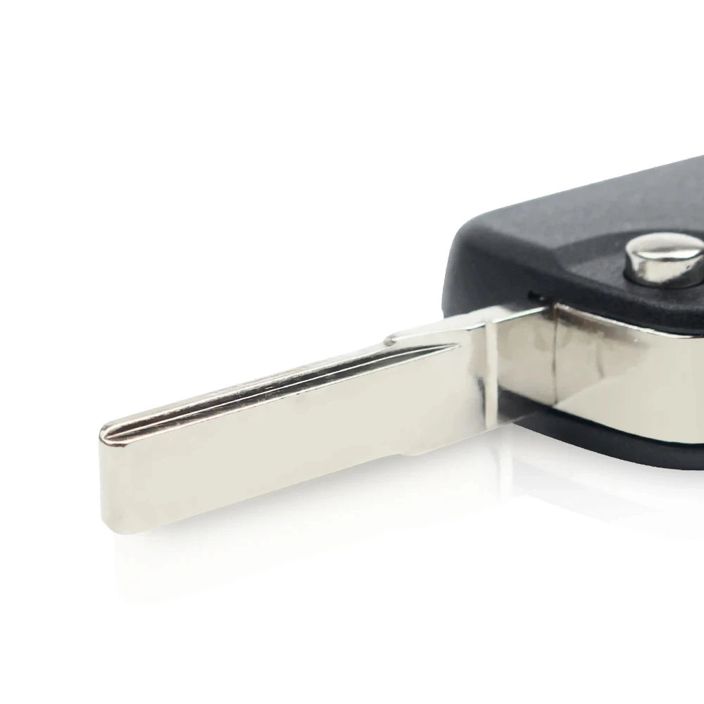 Flip Key Shell HU66 For VW Passat Tiguan Lavida Bora Audi Porsche Remote Chip Ho for VW HU66 - Automotive LED Light