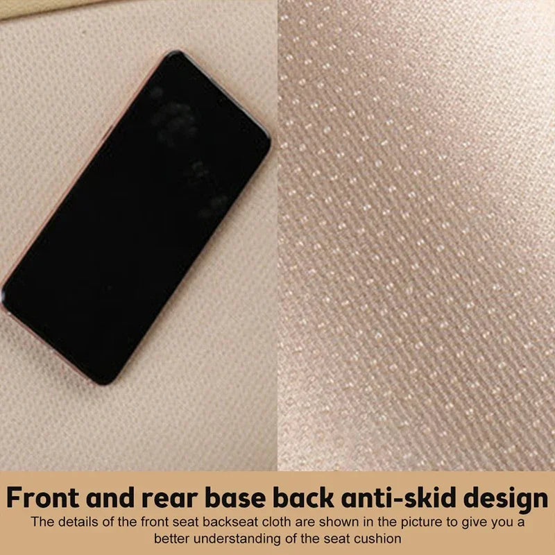 Summer Car Seat Cushion Cover Breathable Ice Silk Non Slip Auto Seat Protector Pad Men Women Uni - Automotive LED Light
