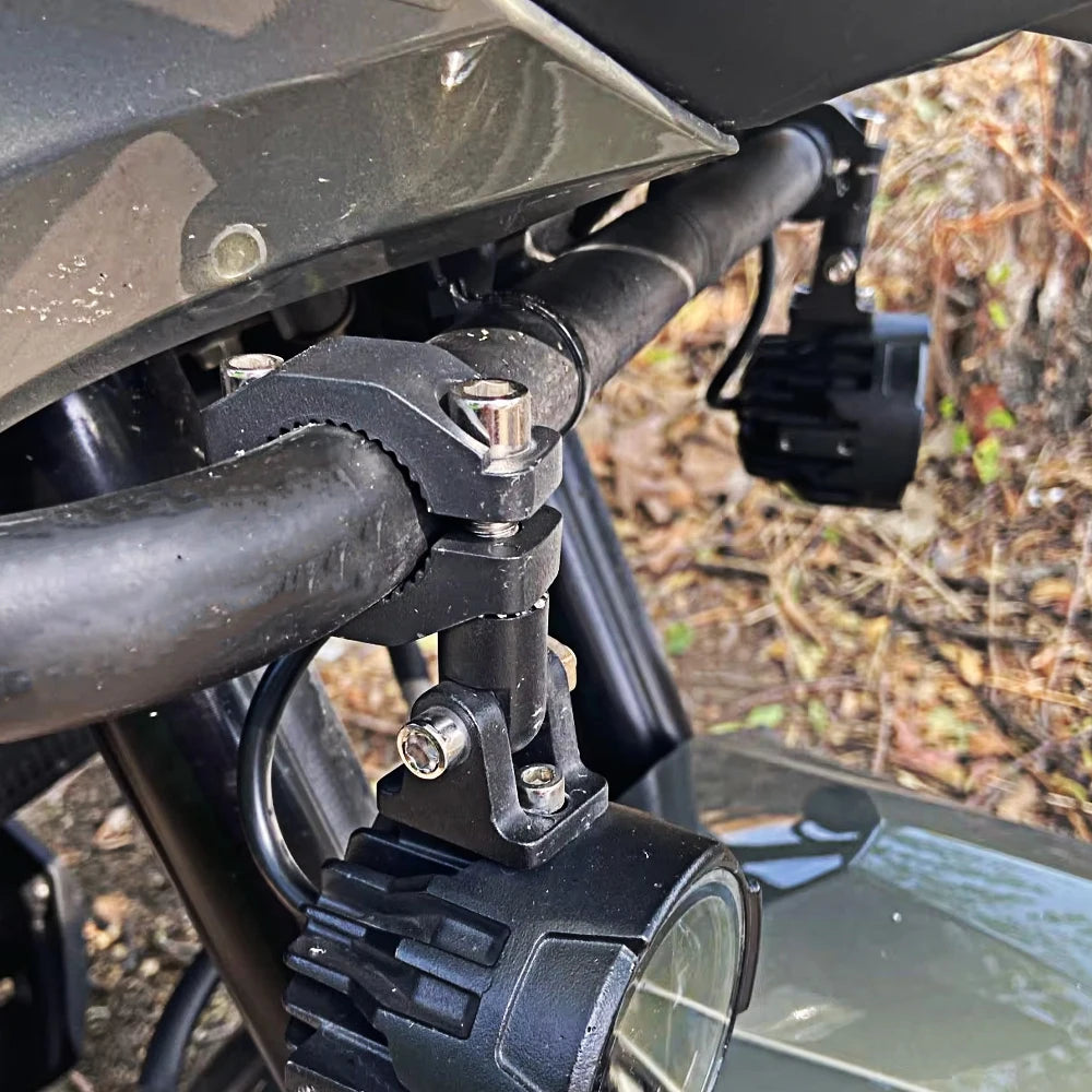 Motorcycle Bull Bar Mounting Bracket Light Mount Clamp Tube for LED Driving Light Spotlights Fit - LED Motorcycle Light