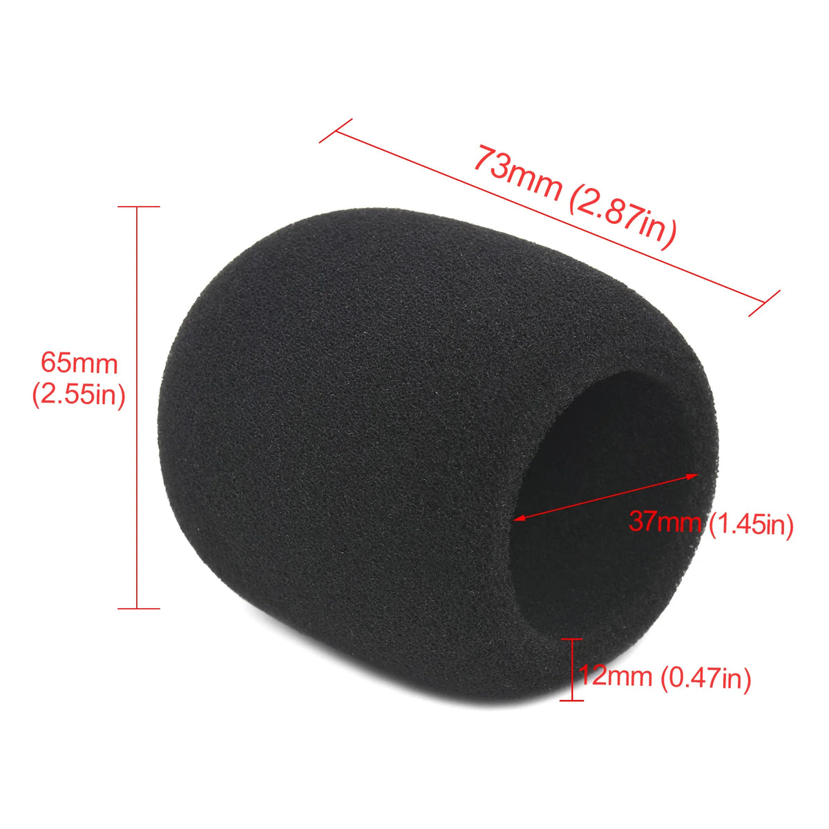 1 Piece Foam Mic Cover Handheld Microphone Windscreen Sponge Cover Headset Mic Foam Cover Protec - Automotive LED Light