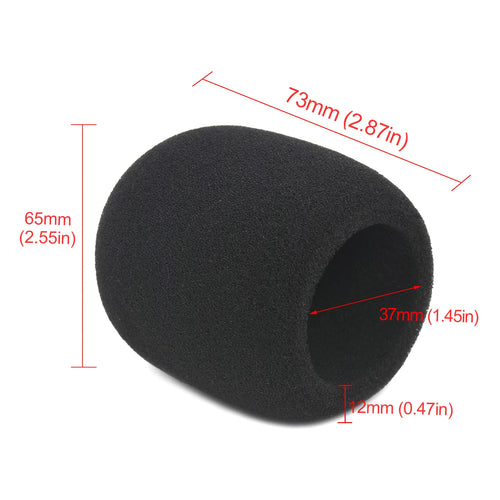1 Piece Foam Mic Cover Handheld Microphone Windscreen Sponge Cover Headset Mic Foam Cover Protec - Automotive LED Light
