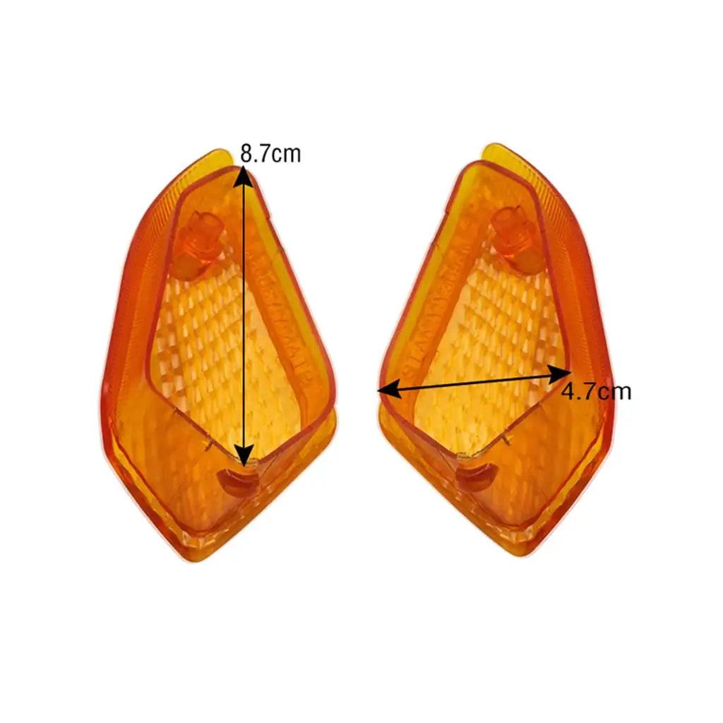 Amber ABS Motorcycle Turn Signal Light Lens Indicator Cover for Kawasaki ZZR250 Custom Light - LED Motorcycle Light