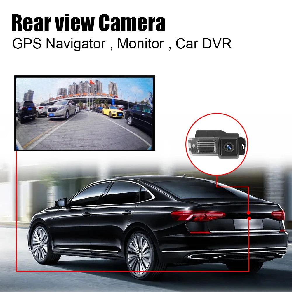 12V Car Rear View Camera PDC Parktronic Reversing Night Vision 170° Angle Access for VW B7 - Automotive LED Light