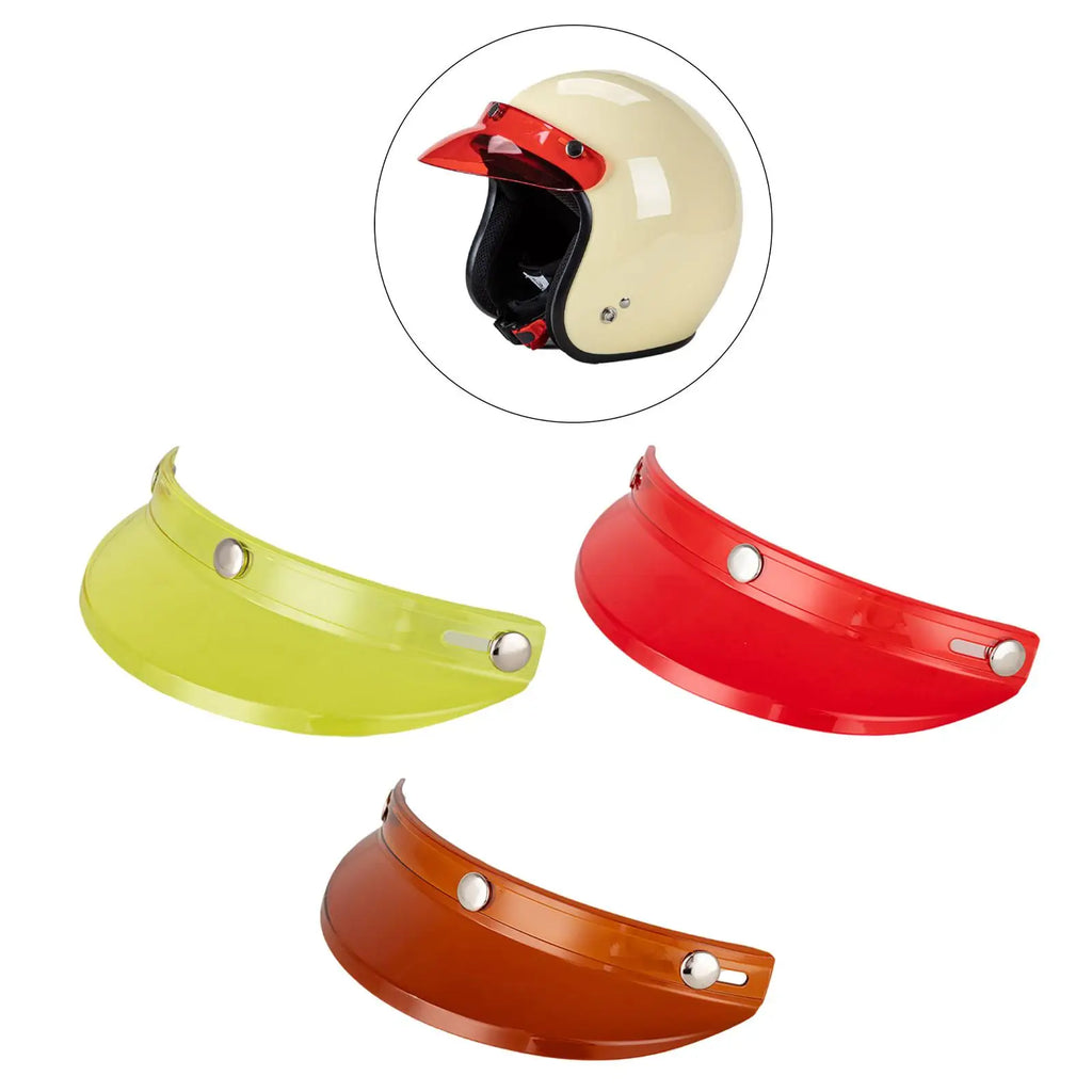 Motorcycle Helmet Visor Peak Cover Fashion Universal Sun Protection Helmet Visor Protector for H - Automotive LED Light