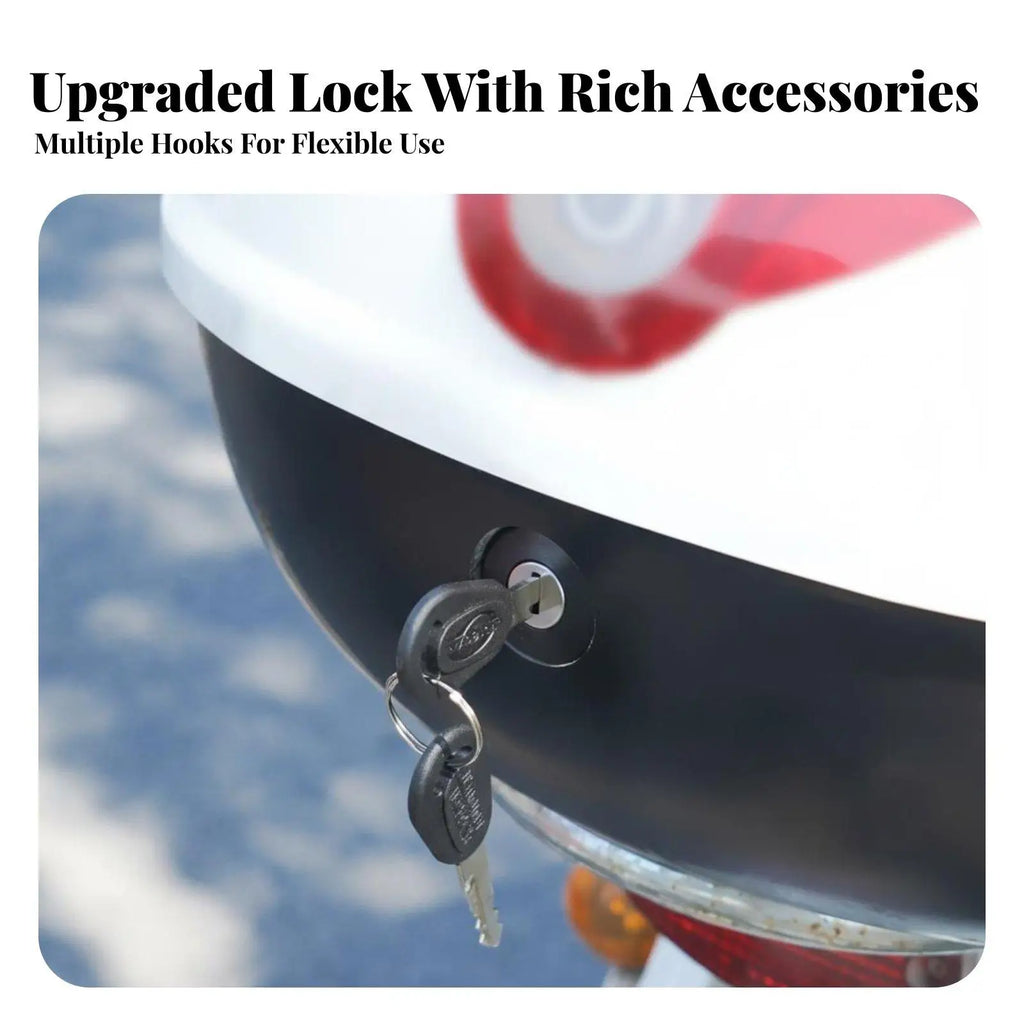 Versatile Motorcycle Trunk Lock Replacement Rear Storage Latch for Electric Scooter Universal Ta - Automotive LED Light