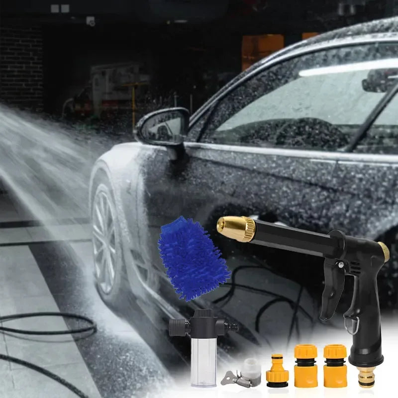 High Pressure Water Gun Water Spray Guns Kit Car Sprinkler Foam Cleaning Washer Cleaner for Car  - Automotive LED Light