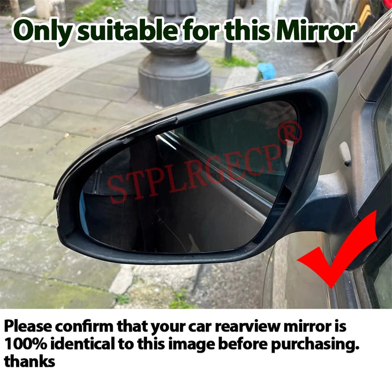 Stplrgecp Passenger Driver Left or Right Door Side Heated Wing Mirror Glass Lens for Toyota 2011-2017 - Automotive LED L