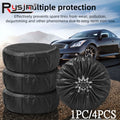 1PC/4PCS Spare Tire Cover Case Tire Wheel Bag Spare Wheel Tyre Weather Protection Storage Covers - Automotive LED Light