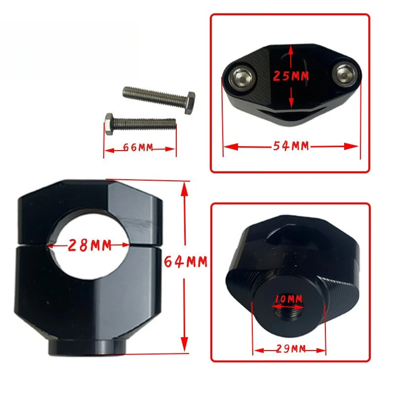 Suitable for Benelli TNT125 Height Enhancer Yellow Dragon BJ250 Faucet Directional Handle Height - Automotive LED Light