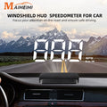 M1 HUD GPS Car Head Up Display on-board Computer Windshield Projector Digital Speedometer KMH MP - Automotive LED Light