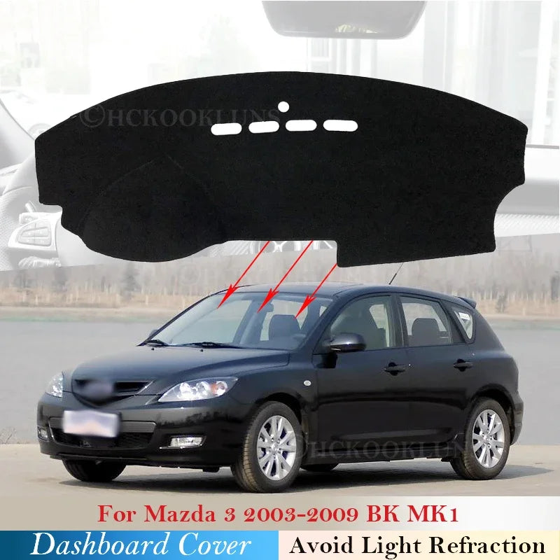 for Mazda 3 BK 2003 2004 2005 2006 2007 2008 2009 MK1 Dashboard Cover Protective for Mazda MK1 - Automotive LED Light