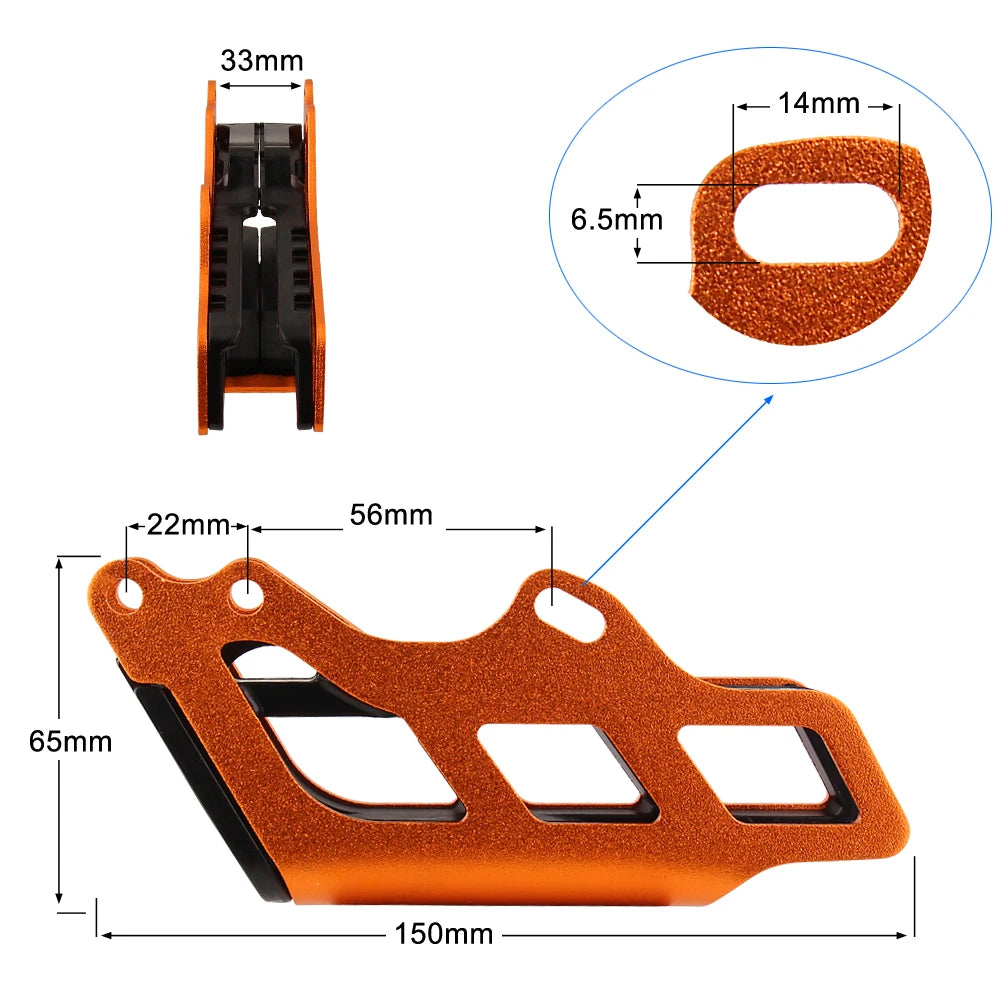 Motorcycle Chain Guide Guard For Honda CRF 250 450 125R 250R 250X 250RX 450R 450 for Honda 2005-2021 - Automotive LED Li