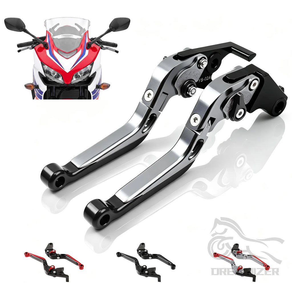 Brake Handle Motorcycle CNC Aluminum Adjustable Foldable Brake Clutch Lever Set  for HONDA 2013-2020 - Automotive LED Li