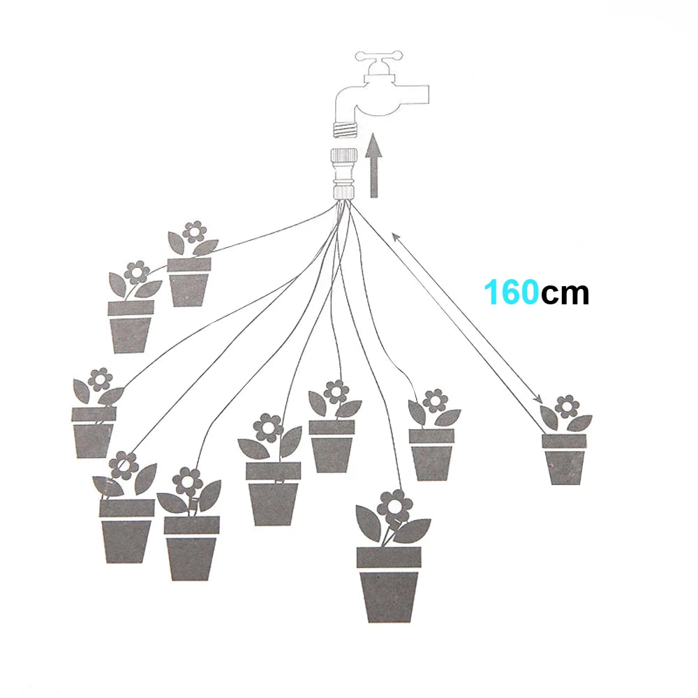 10pcs Dripper Kits Auto Drip Arrow Lazy Planting Garden Flower Watering Automatic Water Device P - Automotive LED Light