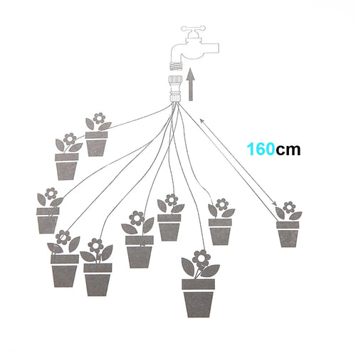 10pcs Dripper Kits Auto Drip Arrow Lazy Planting Garden Flower Watering Automatic Water Device P - Automotive LED Light