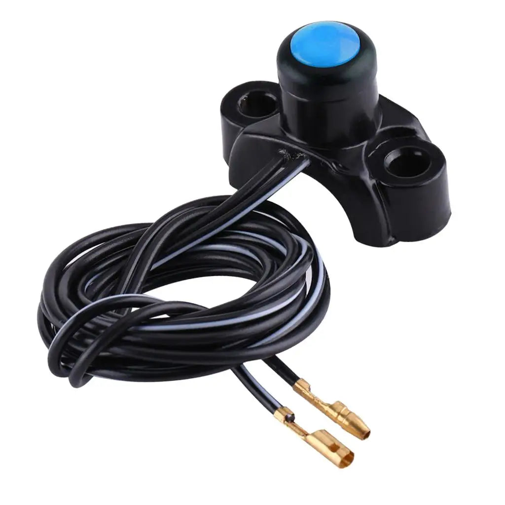 Universal Motorcycle Kill Switch Keys Engine Stop Start Button for ATVs Quad Dirt Bikes Handleba - Automotive LED Light