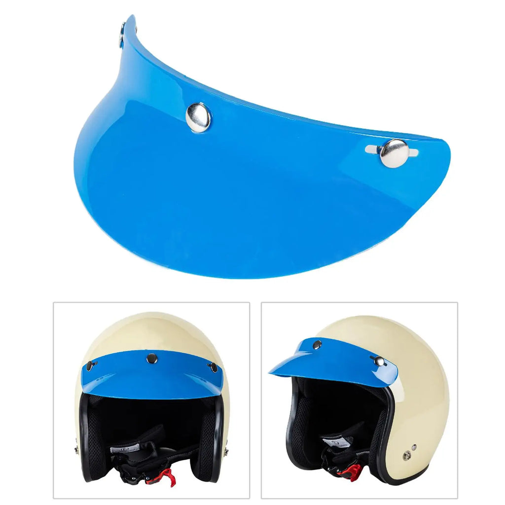 Universal Motorcycle Helmet Visor Peak Protector Hard PC Lens Protection for Men’s Motorbike Hel - Automotive LED Light