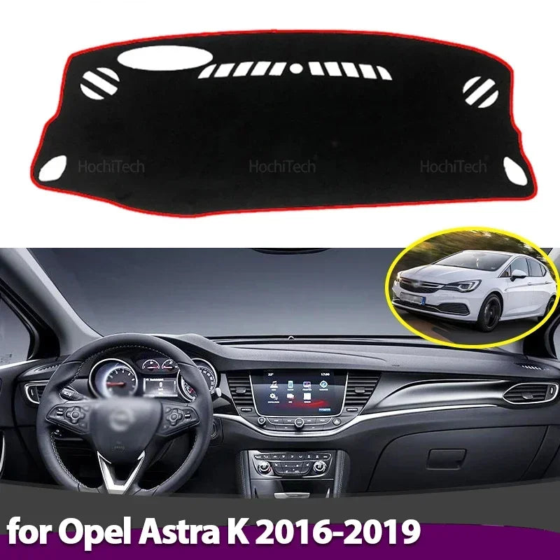 Anti-Slip Dashboard Cover Protective Pad Car Accessories for Opel Astra K 2016-2 for Opel 2016-2019 - Automotive LED Lig