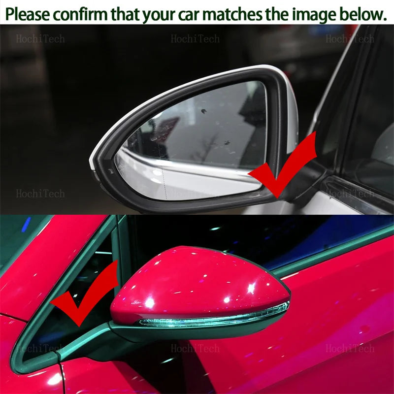 Heated Clear Rear View Side Mirror Glass Lens For Volkswagen VW Golf 7 MK7 / MK7 for Volkswagen MK7 2012-2021 - Automoti