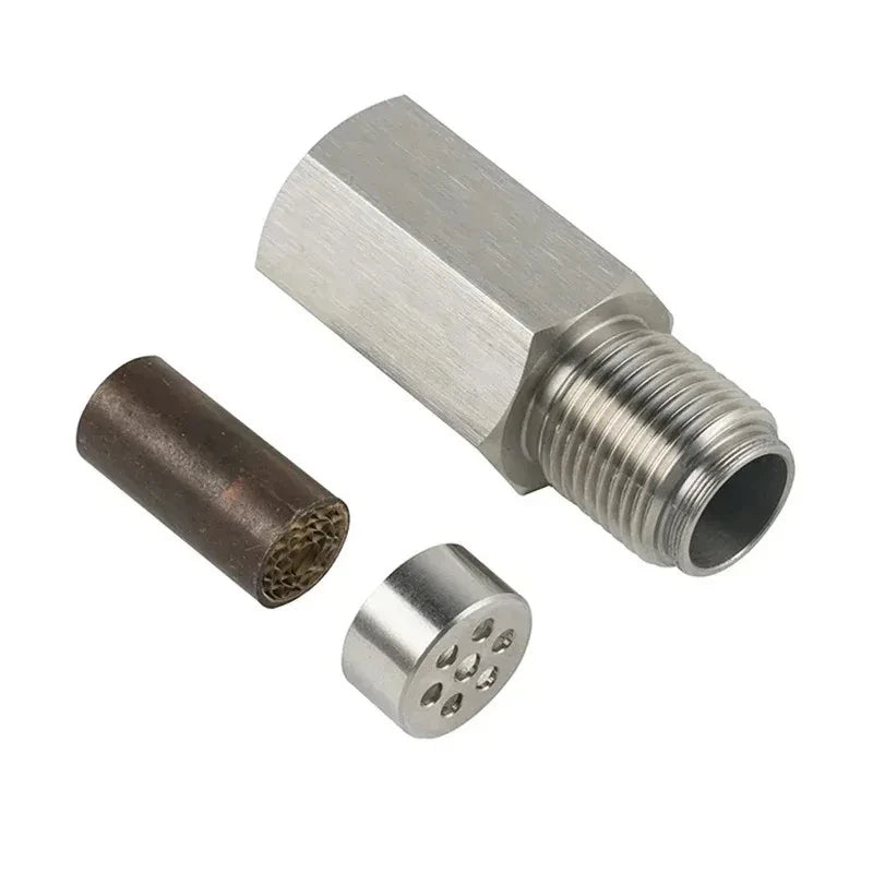 1PC M58mm Oxygen Sensor Adapter for Automobile Engine Lamp Inspection Catalytic Converter Net Ga - Automotive LED Light