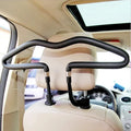 Universal Soft Car Coat Hangers Back Seat Headrest Coat Clothes Hanger Jackets Suits Holder Rack - Automotive LED Light