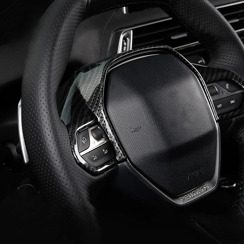 For Peugeot 3008 5008 GT 2017 2018 2019 2020 2021 2022 2023 Car Steering Wheel Button Decoration - Automotive LED Light