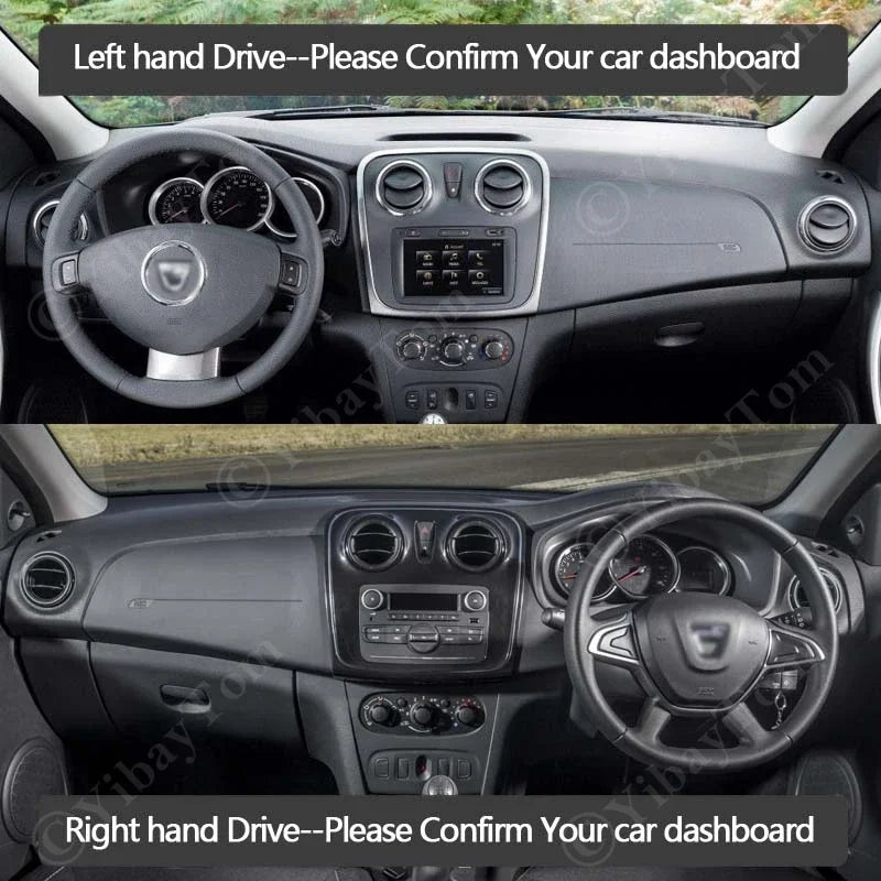 For Dacia Renault Sandero Stepway II 2 RS 2013 -2020 Accessories Dashboard Cover for Renault 2013-2020 - Automotive LED