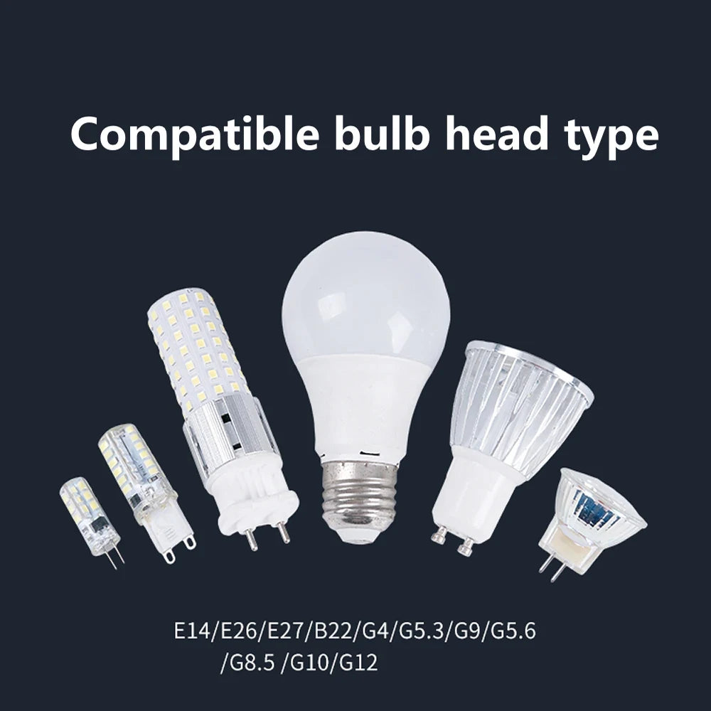 LED Lamp Bulb Light Voltage Power Quick Fast Tester Holder for E27 B22 E14 Lamp  for B22 E14 E27 - Automotive LED Light