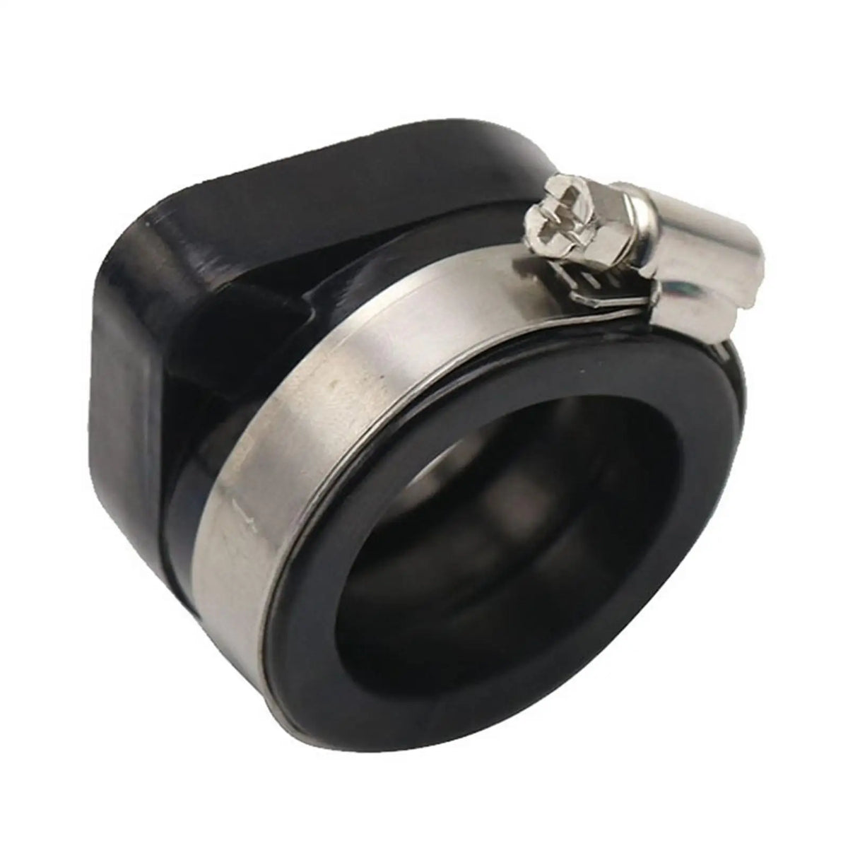 Rubber Motorcycle Carburetor Adapter 48mm Black Carburetor Manifold Inlet Intake Pipe Rubber Mat - Automotive LED Light