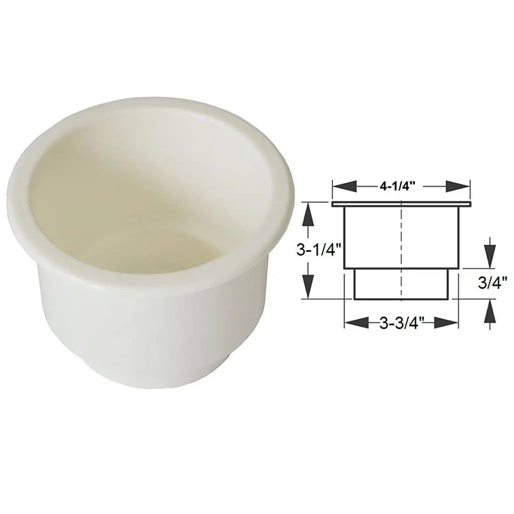 Universal Car Boat Drink Cup Holder Recessed Plastic Bottle Holder Insert for RV Sofa Game Table - Automotive LED Light