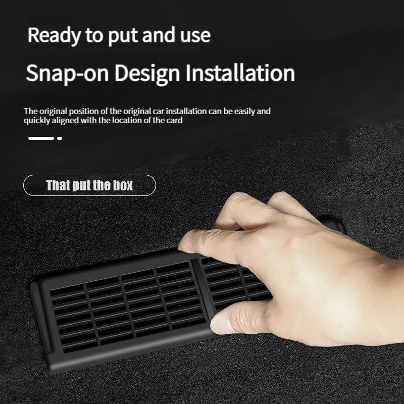 For Tesla Model 3 Model Y 2023 Car Under-seat Air Vent Protection Cover Anti-dir for Tesla Model Y Model 3 - Automotive