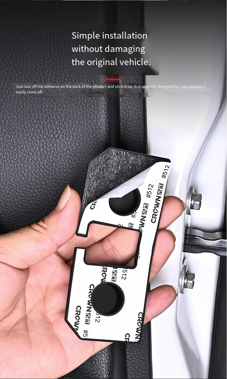Car Door Shockproof Cushion Waterproof Silicone Shock Absorber Reduce Noise Universal Self-Adhes - Automotive LED Light