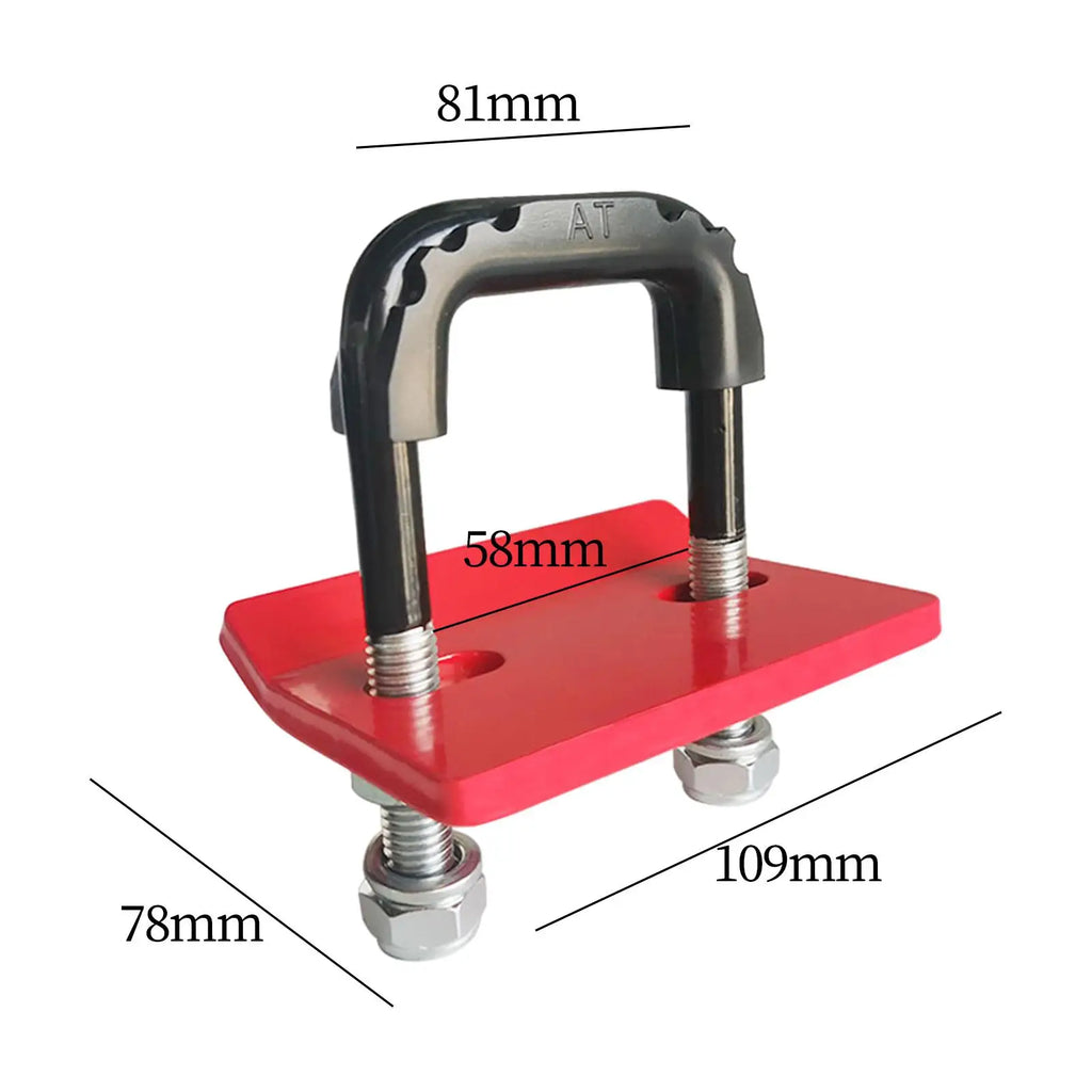 Hitch Tightener Lock Down Tow Clamp Easy Installation Heavy Duty Sliencer Universal Towing Anti  - Automotive LED Light