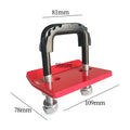 Hitch Tightener Lock Down Tow Clamp Easy Installation Heavy Duty Sliencer Universal Towing Anti  - Automotive LED Light