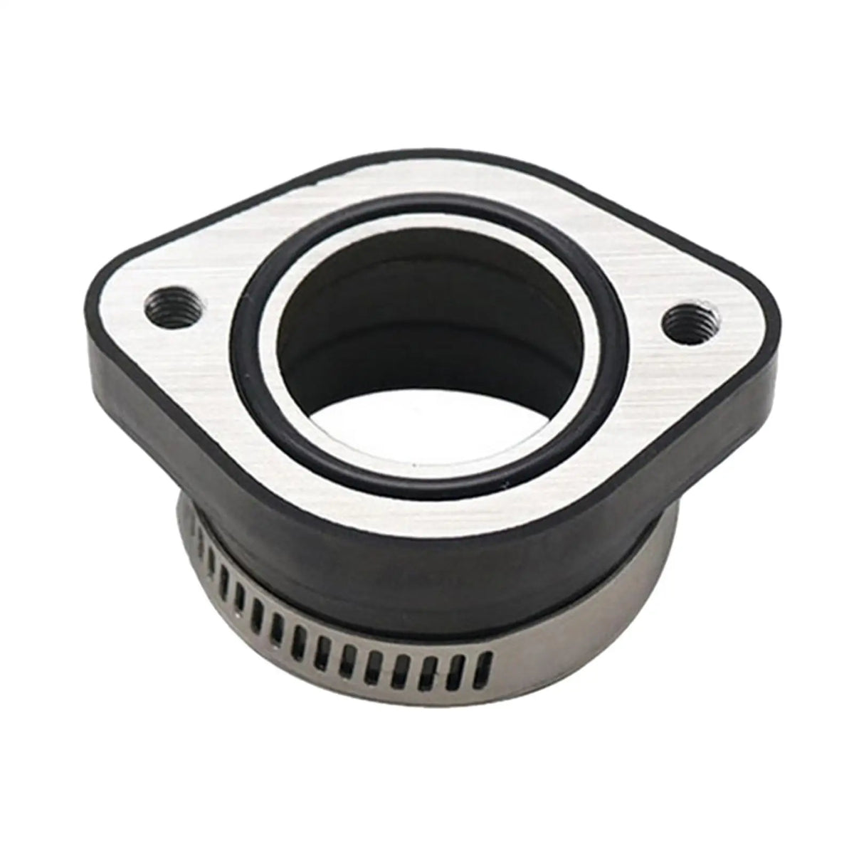 Rubber Motorcycle Carburetor Adapter 48mm Black Carburetor Manifold Inlet Intake Pipe Rubber Mat - Automotive LED Light