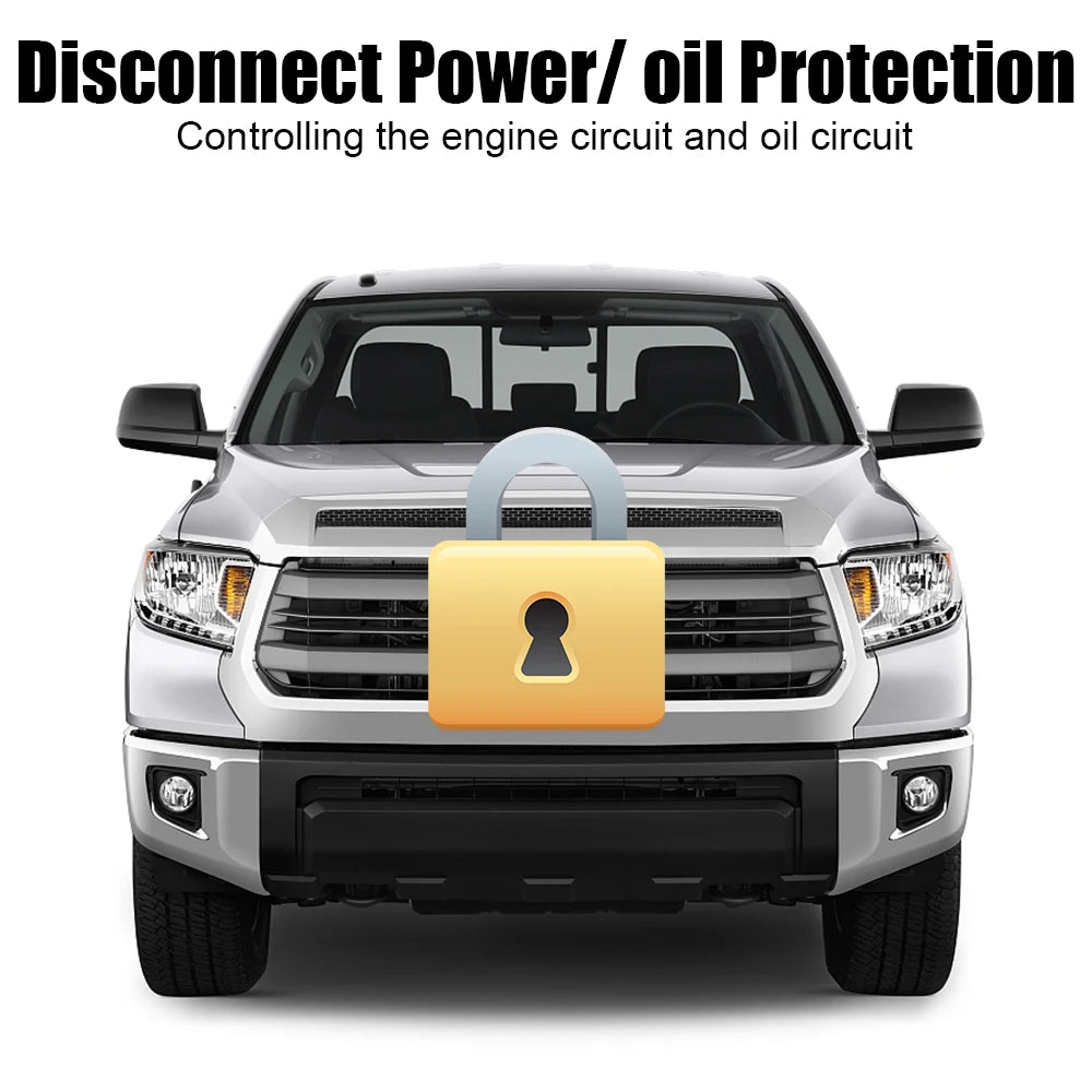 Anti-Hijacking Intelligent Circuit Cut Off Kit Car Remote Control 12V Keyless Access System Auto - Automotive LED Light