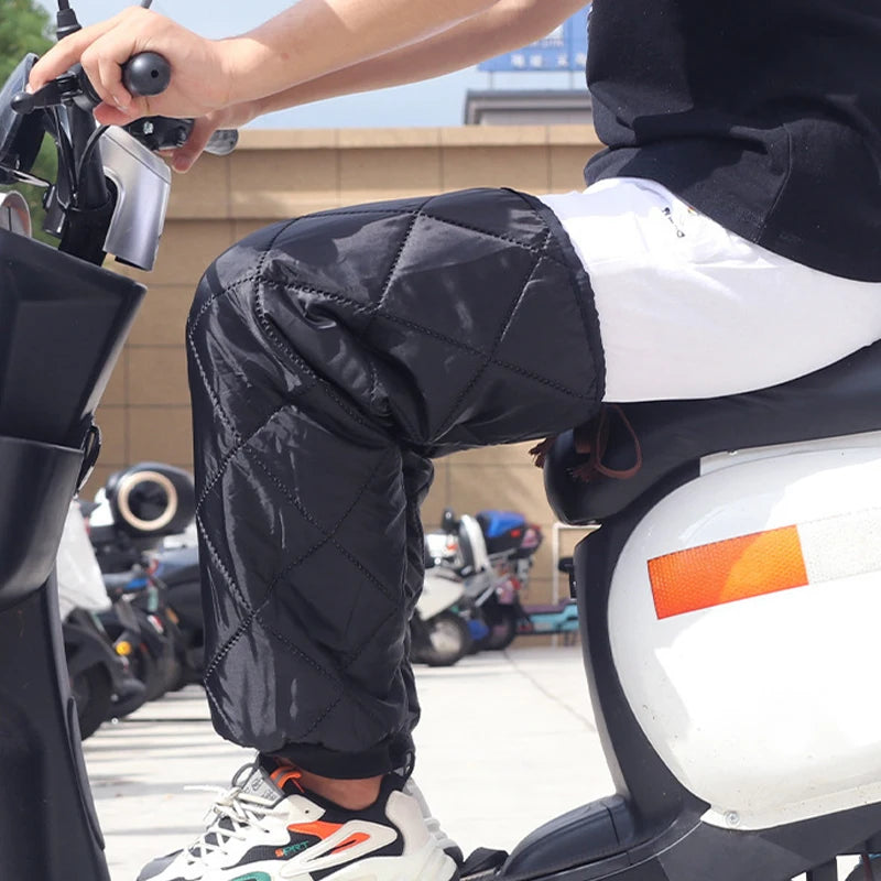 Winter Motorcycle Knee Brace Wraps Pads Protector Leg Warmers Bike Motorcycle Knee Pad Leg Sleev - Automotive LED Light