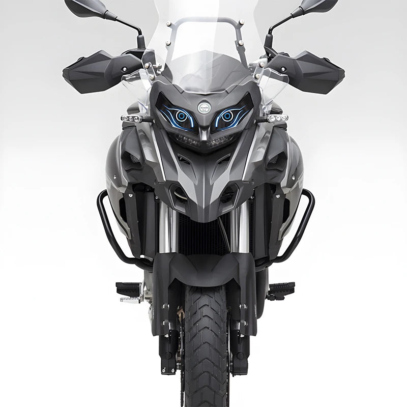 For Benelli TRK502 TRK502X Motorcycle accessories Front Fairing Headlight Guard Sticker Head lig - LED Motorcycle Light