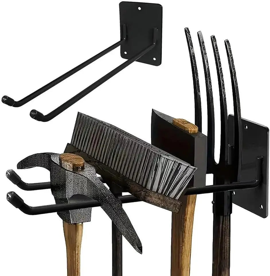 Heavy Duty Tool Storage System Hooks Wall Holder Garage Storage Multi-Purpose Garden Tool Organi - Automotive LED Light