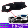 For KIA CEED XCEED GT 2019 2020 2021 2022 2023 2024 2025 Dashboard Mat Dashmat Cover Pad Sunshad - Automotive LED Light