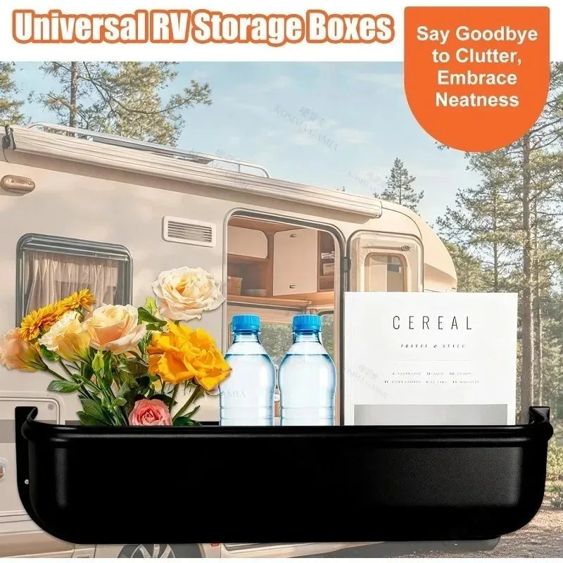 Van Camper Car Door Handle Storage Box Universal Armrest Organizer Durable Panel Tray for Interi - Automotive LED Light