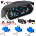 12v/24v Auto Car 2 in 1 LCD Digital Display Water Temperature+ Voltmeter+Temp Sensor+Adapter(Opt - Automotive LED Light