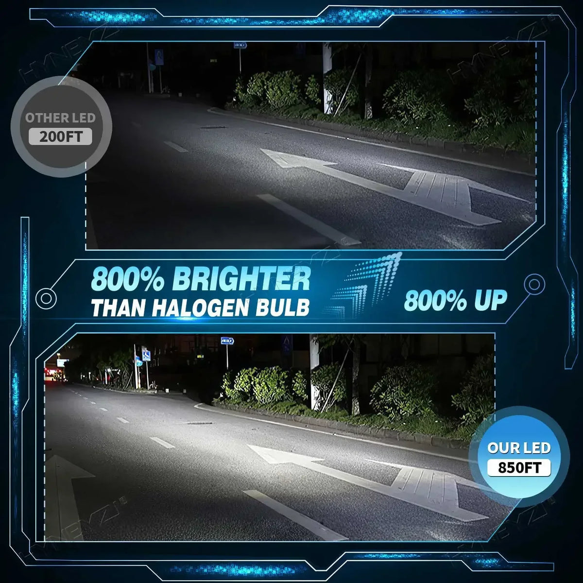 2pcs D1S D3S LED Car Headlights Bulbs D2R D2S D4R D4S D5S D8S Turbo Lights 6000K for D4S D1S D4R - Canbus LED Headlight