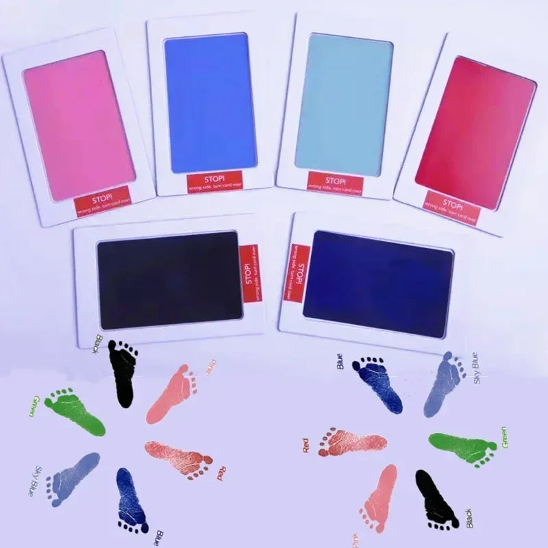 Dog Cat Footprint Pad Paw Print Ink Kit Pad Baby Handprint Stamp Safe Non-toxic Mess-free Printi - Automotive LED Light