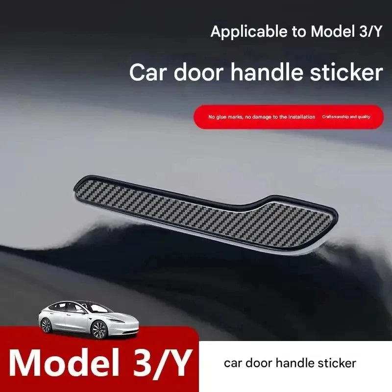 4PCS Car Door Handle Protector Stickers Anti-Scratch Car Door Handle Cover Guard Door Handle Wra - Automotive LED Light