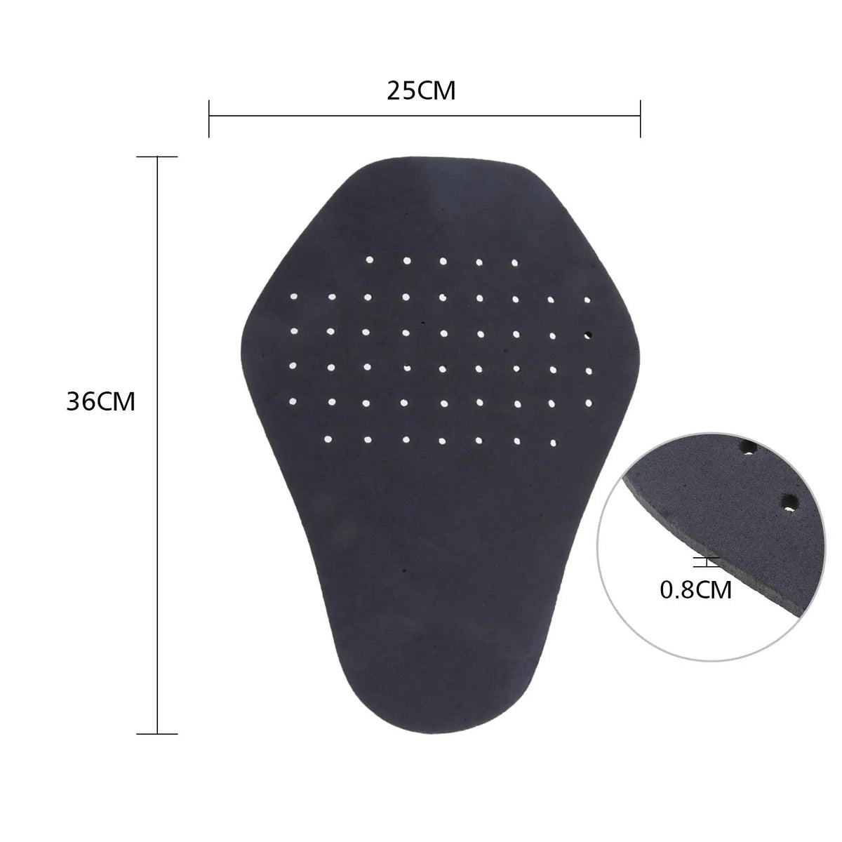 Motorcycle Back Protector EVA Foam Insert Pad Spine Protector Motorcycle Clothing Armour for Bik - Automotive LED Light