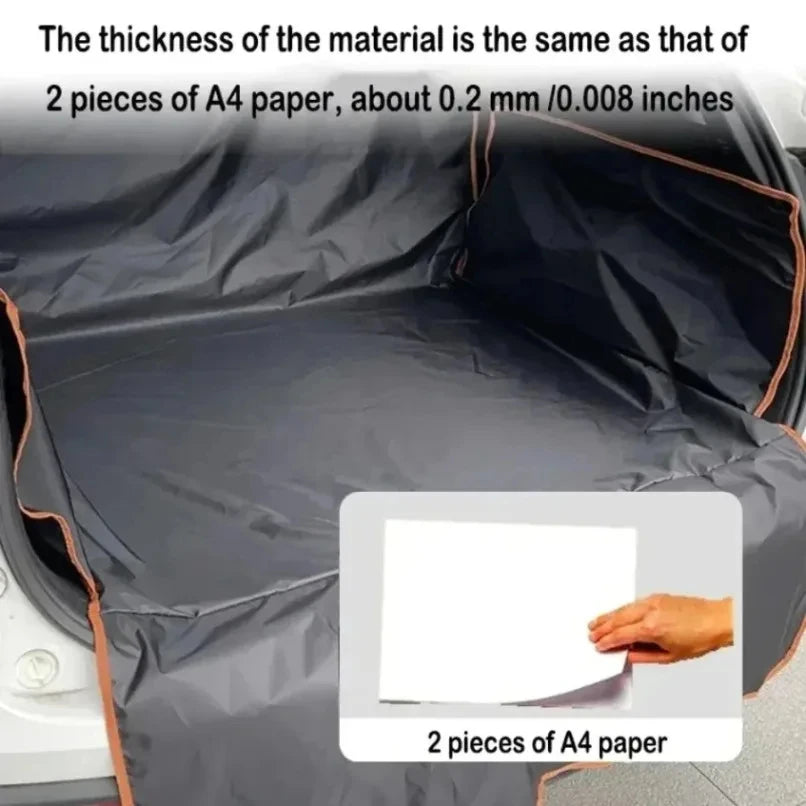 Heavy Duty Dog Seat Cover Waterproof Nonslip Pet Trunk Liner Hammock with Side Flaps for SUV Tru - Automotive LED Light