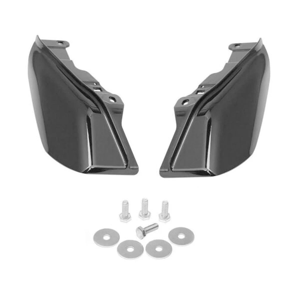 Gloss Black Mid‑Frame Air Deflector Heat Shield Trim For Harley Touring Electra Street Glide CVO - Automotive LED Light
