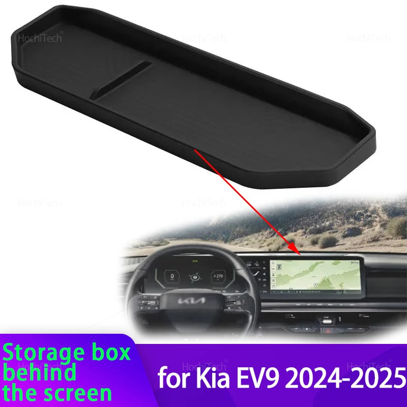 Central Control Screen Rear Storage Pad for Kia EV9 MV 2024-2025 Anti-Slip Dashb for Kia EV9 2024-2025 - Automotive LED
