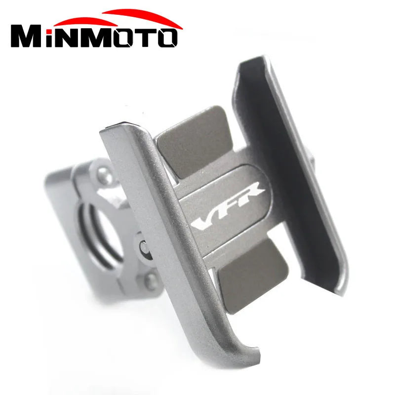 Motorbike Handlebar Mobile Phone Holder GPS Stand Bracket For HONDA VFR750 VFR800 VFR1200/F VFR  - Automotive LED Light